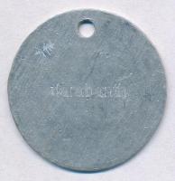 Lengyelország / Krakkó ~1980. Ebbárca, sorszámozott T:2
Poland / Krakow ~1980. Dog token, with seri...