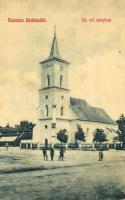Bethlen, Beclean; Ev. református templom. W. L. 1899. / church (EK)