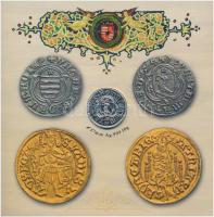 2008. 1Ft-100Ft (7xklf) "Reneszánsz emlékév" forgalmi sor szettben + Mátyás denár Ag fantá...