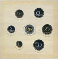 2008. 1Ft-100Ft (7xklf) "Reneszánsz emlékév" forgalmi sor szettben + Mátyás denár Ag fantá...