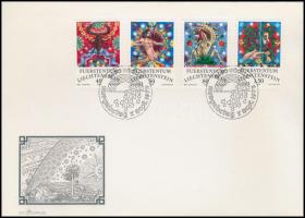 Zodiac (III) margin set + FDC Csillagjegyek (III) ívszéli sor + FDC