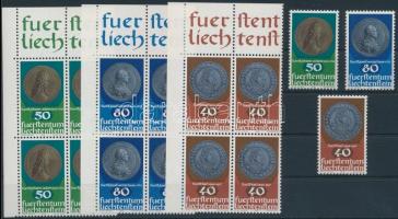 1978 Érmék (II) sor + sor ívsarki négyestömbökben + FDC Mi 710-712