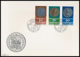 Coins (II) set + set in corner blocks of 4 + FDC Érmék (II) sor + sor ívsarki négyestömbökben + FDC