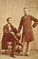 cca 1860-1890 Vegyes keményhátú portréfotó tétel, 19 db, közte nevesített személyek fotóival,(közte:...