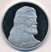 DN "Utolsó vacsora" ezüstözött fém emlékérem (40mm) T:PP