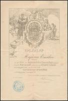 1914 A hadsegélyező hivatal által kiadott személyre szóló emléklap azoknak, akik a honvédelmi harcban elesett hősök özvegyeinek és árváinak karácsonyi öröméhez hozzájárult