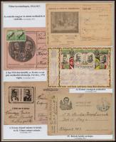 1940 Bolgár I. világháborús propaganda levelezőlapok gyűjteménye 5 db különböző. Ízlésesen bemutatva (nem felragasztva!)