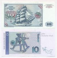 NSZK 1980. 10M + Németország 1980. 10M T:I-,II
FRG 1980. 10 Mark + Germany 1980. 10 Mark C:AU,XF
K...