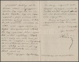 1901 Igló, Az iglófüredi (Felvidék) bazár tulajdonosa által kézzel írt négy oldalas levél a bazár el...