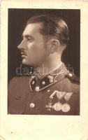 ~1940 Magyar Királyi Honvédség őrmestere / WWII Royal Hungarian Army sergeant. photo (EK)