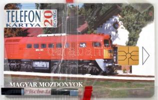 1995 Mozdonyok. Használatlan telefonkártya, bontatlan csomagolásban. Csak 4000 pld!