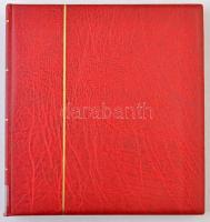 Piros műbőrkötéses érmetartó album, ~151db férőhelyes Kobra berakólapokkal klf méretű érmék számára. Nagyon szép állapotban.