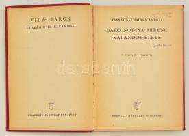 Tasnádi-Kubacska András: Báró Nopcsa Ferenc kalandos élete. Bp., Franklin. Egészvászon kötés, illusz...