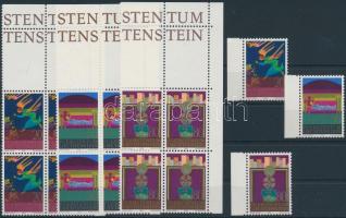 Christmas margin set + set in corner blocks of 4 + FDC Karácsony ívszéli sor + sor ívsarki 4-es tömb...