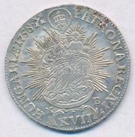 1758K-B 17kr Ag "Mária Terézia" (6,12g) T:1-
Hungary 1758K-B 17 Kreuzer Ag "Maria Th...