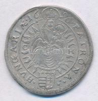 1696C-H 15kr Ag "I. Lipót" (5,99g) T:2,2- enyhén hajlott / Hungary 1696C-H 15 Kreuzer Ag &...