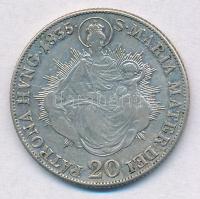 1835B 20kr Ag "I. Ferenc" Körmöcbánya (6,65g) T:2
Hungary 1835B 20 Kreuzer Ag "Franz...