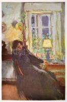 Petrovics Elek: Rippl-Rónai. Bp.,(1942), Athenaeum. Kiadói sérült gerincű egészvászon-kötés, rossz á...