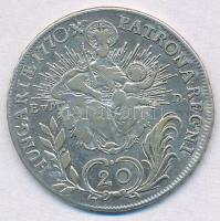 1804G 20kr Ag "I. Ferenc" T:2,2-