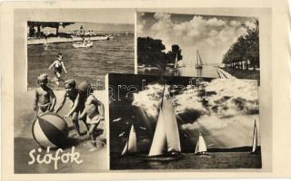 Siófok - 6 db modern városképes lap