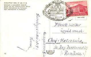 1939 Budapesti Nemzetközi Vásár (BNV), M. kir. Dohányjövedék, Ganz, Standard telefon-rádió pavilonok...