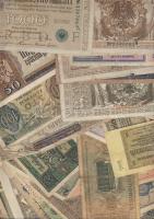 Német Birodalom/Császárság, Weimari, Köztársaság, II. vh. alatt megszállt területek 98db bankjegy az 1900-as évek elejétől, benne jobbakkal T:I,II,III,IV