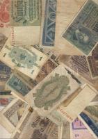 Német Birodalom/Császárság, Weimari, Köztársaság, II. vh. alatt megszállt területek 98db bankjegy az...