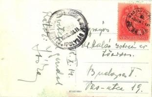 Ipolyság, Sahy; Ciastka rieky Ipel / Ipoly folyó részlete. J. Neumann kiadása / Ipel river detail + ...