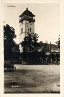 Rozsnyó, Roznava; Premontrei templom. Fuchs József kiadása / church + 1938 Rozsnyó visszatért So. Stpl.