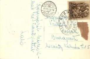 Rozsnyó, Roznava; Premontrei templom. Fuchs József kiadása / church + 1938 Rozsnyó visszatért So. St...