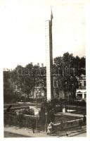 Kassa, Kosice; Vlajkovy obelisk / emlékmű, Polio reklámtábla, Róth üzlete / obelisk monument, advertisements, shops + 1938 Kassa visszatért So. Stpl. (felületi sérülés / surface damage)