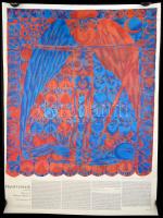 1978-1979 Hajnal Gabriella képzőművész, iparművész 2 db a művész által dedikált kiállítási plakátja, 97x68,5 és 69x50 cm