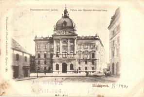 Budapest I. Szent György tér, Honvédelmi Minisztérium. Divald 113. (vágott / cut)