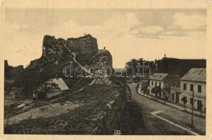 Léva, Levice; Stary hrad, Hostinec / vár, utcakép, vendéglő, étterem / castle, street view, restaurant + 1938 Léva visszatért So. Stpl. (EK)