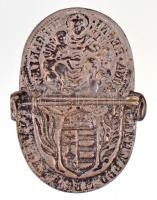 DN "Isten áldd meg a magyart." ezüstözött fém jelvény (30x40mm) T:2