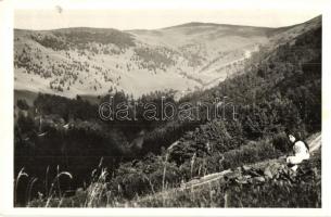 Tiszaborkút, Kvaszi; Mencsul, a Magyar Cserkészszövetség Kárpátaljai Menedékháza, kilátás a Bliznicá...