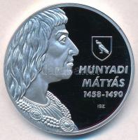 ifj. Szlávics László (1959-) 2011. "Nagy Magyarok / Hunyadi Mátyás 1458-1490" aranyozott Cu emlékérem (40mm) T:PP