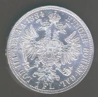 Ausztria 1884. 1Fl Ag T:1/2+