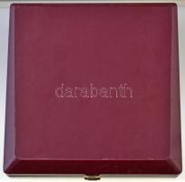 Bognár György (1944-) 1996. "Honfoglalás Millecentenárium" nagyalakú vastag Ag emlékérem, ...