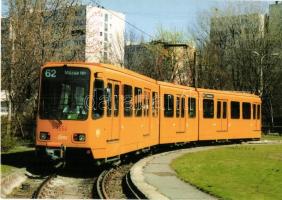 14 db modern magyar és külföldi villamos motívumlap / 14 modern Hungarian and European tram motive c...