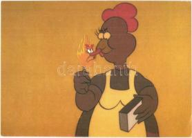 15 db modern mese, rajzfilm és bábfigura motívumlap / 15 modern cartoon and puppet motive cards