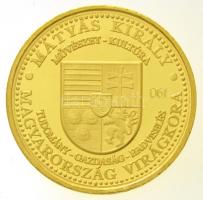 Szabó Géza (1939-) 2008. "Mátyás megkoronázásának 550. évfordulójára / Magyarország virágkora&q...