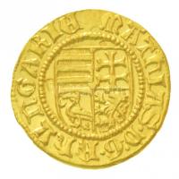 ~2008. "Mátyás Aranyforint" Au másolat, rajta "208" sorszám, tanúsítvánnyal, dís...