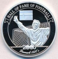 Uganda 2006. 2000Sh Ag &quot;A labdarúgás halhatatlanjainak csarnoka - Dánia 1990-es évek / Peter Schmeichel&quot; T:PP Uganda 2006. 2000 Shillings Ag &quot;Hall of Fame of Football - Denmark 1990s / Peter Schmeichel&quot; C:PP