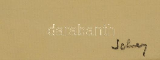 Schey Ferenc (1925-1997): Akt. Lavírozott tus, papír, jelzett, üvegezett fa keretben, 34x26,5 cm