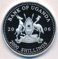 Uganda 2006. 2000Sh Ag "A labdarúgás halhatatlanjainak csarnoka - Németország 1980-as évek / Ha...