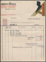 cca 1930-1948 Vegyes papírrégiség tétel (számlák, meghívók): szabadtéri előadás Budafokon, Budafoki ...