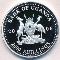 Uganda 2006. 2000Sh Ag "A labdarúgás halhatatlanjainak csarnoka - Hollandia 1990-es évek / Ruud...