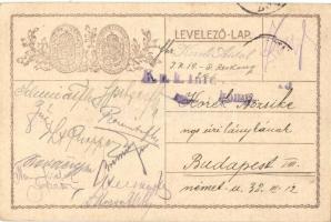 1916 Karácsonyi üdvözlet; Hadsegélyező Hivatal / WWI K.u.K. Christmas greeting Feldpostkarte (EK)