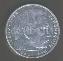 Német 3. Birodalom 1939A 2M "Hindenburg" T:2 kis ph